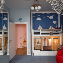 Marine style in the interior: description, choice of colors, finishes, furniture and decor-12