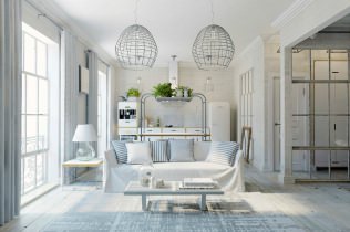 Apartment 49 sq. m. in pastel, light colors