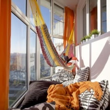 Loggia design 7 meters with hammock-1