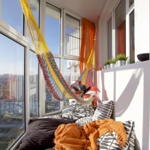 Loggia design 7 meters with hammock-3