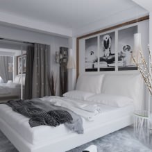 Layout and design of an apartment of 54 sq. m-10