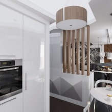 Layout and design of an apartment of 54 sq. m-7