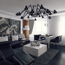 Layout and design of an apartment of 54 sq. m-1