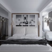 Layout and design of an apartment of 54 sq. m-13