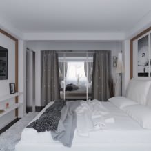 Layout and design of an apartment of 54 sq. m-14