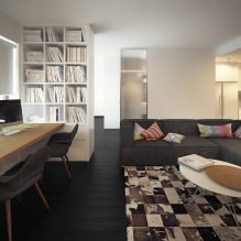 The interior of the study in the living room-0