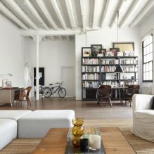 The interior of the study in the living room-3