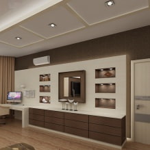 The interior of the study in the living room-5