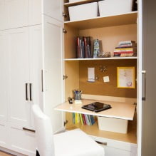 The interior of the study in the living room-22