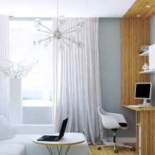 The interior of the study in the living room-21