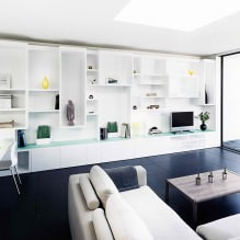 The interior of the study in the living room-18