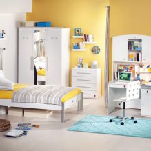 Children's room in yellow tones-11