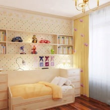 Children's room in yellow tones-21