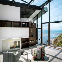 House on a cliff overlooking the ocean-13