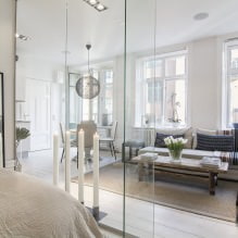 Swedish interior of a studio apartment 34 sq. m-3