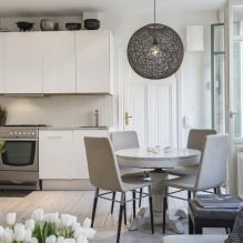 Swedish interior of a studio apartment 34 sq. m-10