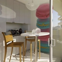 Wallpaper in the kitchen - interior design features-1