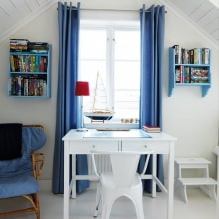 Workplace by the window: photo ideas and organization-2