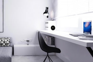 Workplace by the window: photo ideas and organization