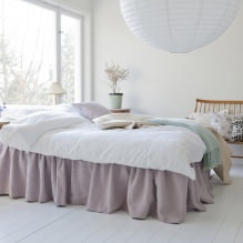 White floor in the interior: types, design, combination with the color of walls, ceiling, doors, furniture-0