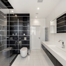 White floor in the interior: types, design, combination with the color of walls, ceiling, doors, furniture-15