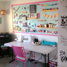 Organization of the workplace of the needlewoman-11