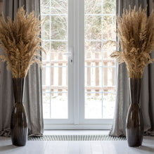 Floor vases in the interior: types, design, shape, color, style, filling options-9