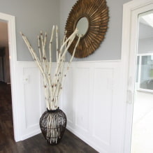 Floor vases in the interior: types, design, shape, color, style, filling options-17