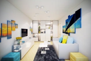 Interior of a 2-room apartment 46 sq. m.