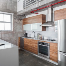 Concrete in the interior: design options, design, types, imitation of concrete pavement-3