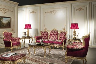 Baroque living room interior