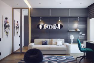 Modern design of the youth room