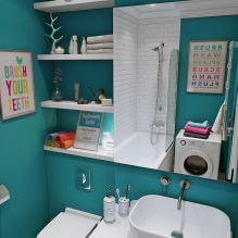 Scandinavian interior design of a small studio apartment of 24 sq. m-2