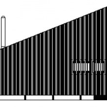 Modern design of a small private house in the forest-13