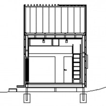 Modern design of a small private house in the forest-11