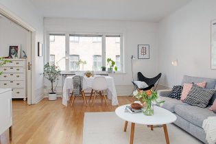 Swedish interior design apartment 71 sq. m.