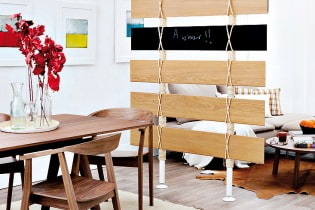 How to make a decorative partition with your own hands?