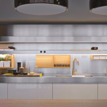 Metal apron for the kitchen: features, photo-8