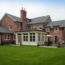 Brick facades of houses: photos, advantages and disadvantages-11