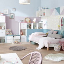 Interior in pastel colors: features, choice of wallpaper, style, combinations-4